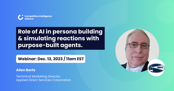 Role of AI in persona building & simulating reactions with purpose-built agents